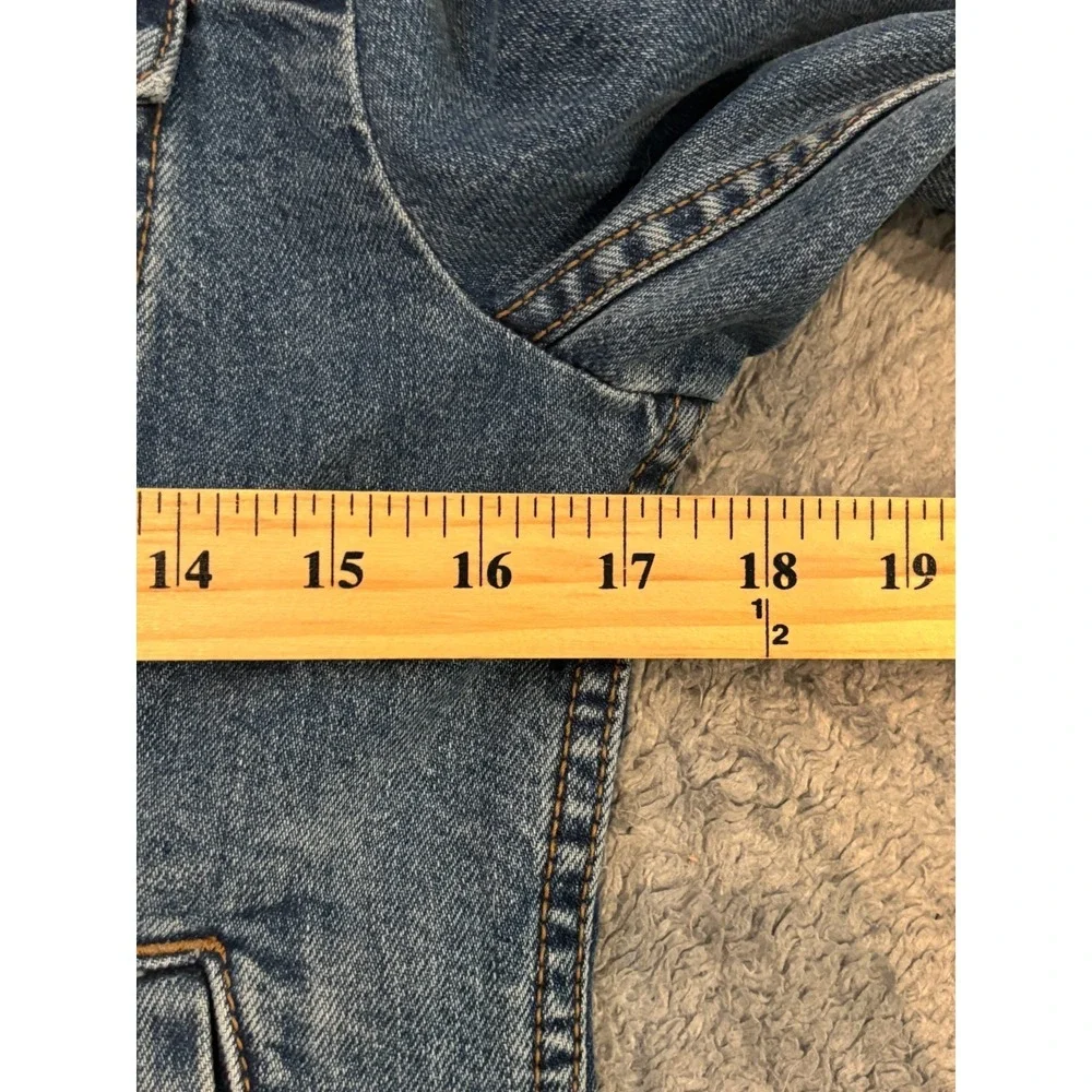 Banana Republic Denim Jean Jacket Womens XS Blue Button Front Long Sleeve
